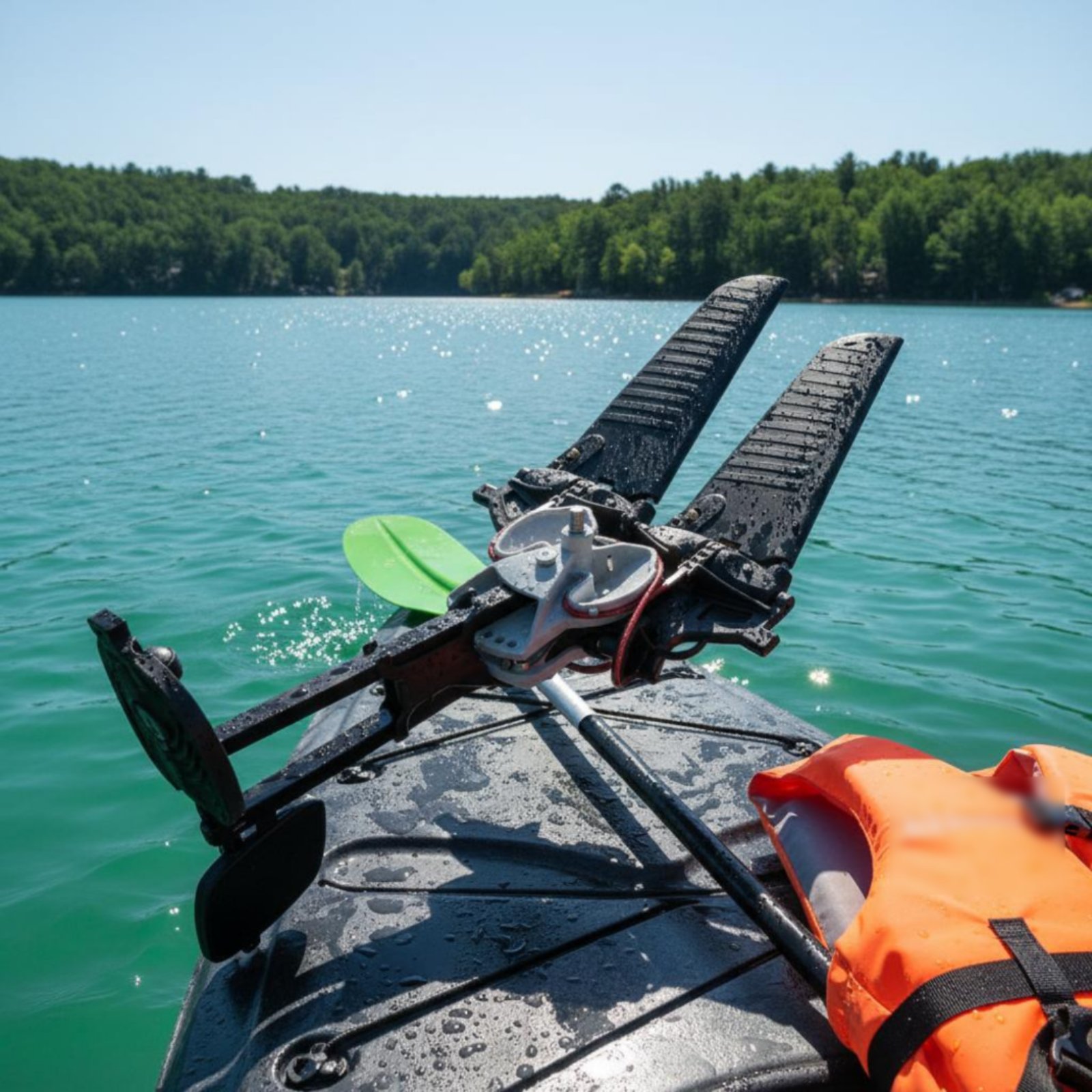 Fishing Kayak Pedal Drive - Kajak pedaal aandrijfsysteem voorwaartse en achterwaartse