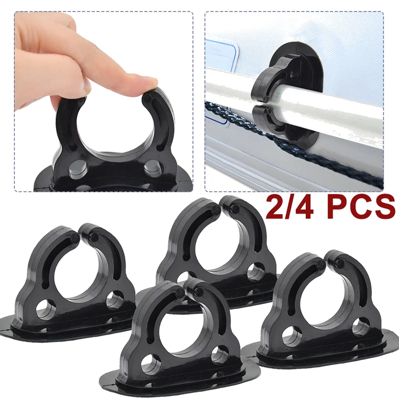 Fishing Kayak Cart - 2/4 stuks kajakpeddel-opberghouder, plastic roeispaanclips voor