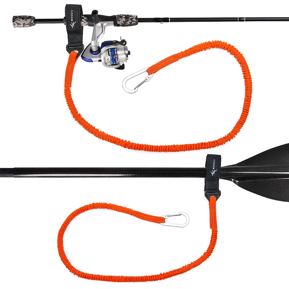 Fishing Kayak Paddle Leash - 4 Stuks Kajaks Rod Leash Rekbare