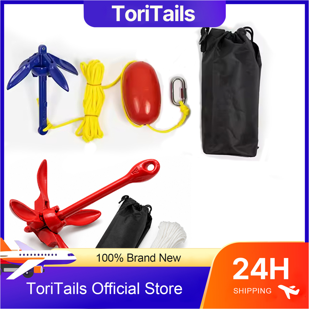 Fishing Kayak Anchor - Kajakankersets Opvouwbare ankersets Accessoires voor vissende