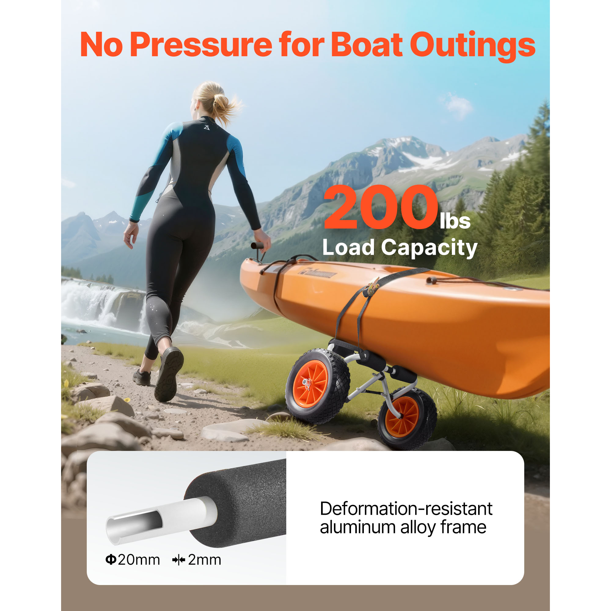 SucceBuy 200 lbs kajakkar, opv - Fishing Kayak Crate recensie en prijs