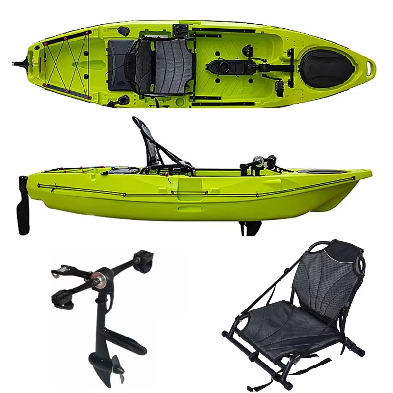 OEM plastic viskayak voor één  - Fishing Kayak Pedal Drive recensie en prijs