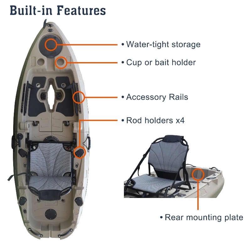 2026 NIEUWE Modulaire Super St - Fishing Kayak Pedal Drive recensie en prijs