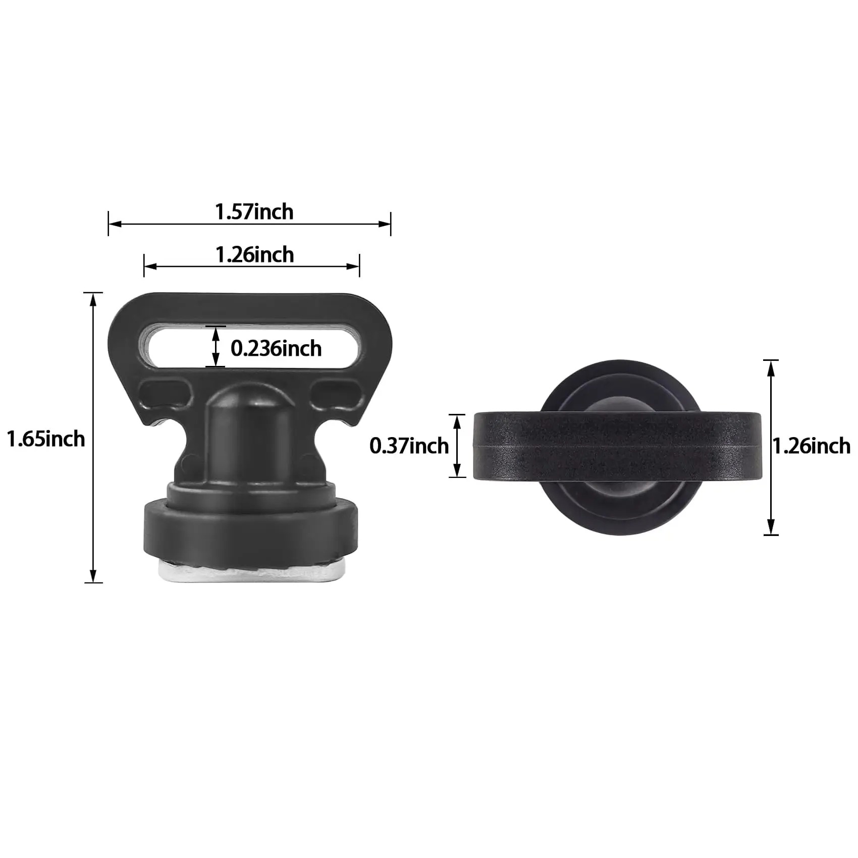 Kajak Track Tie Down Anker Mou - Fishing Kayak Cart recensie en prijs